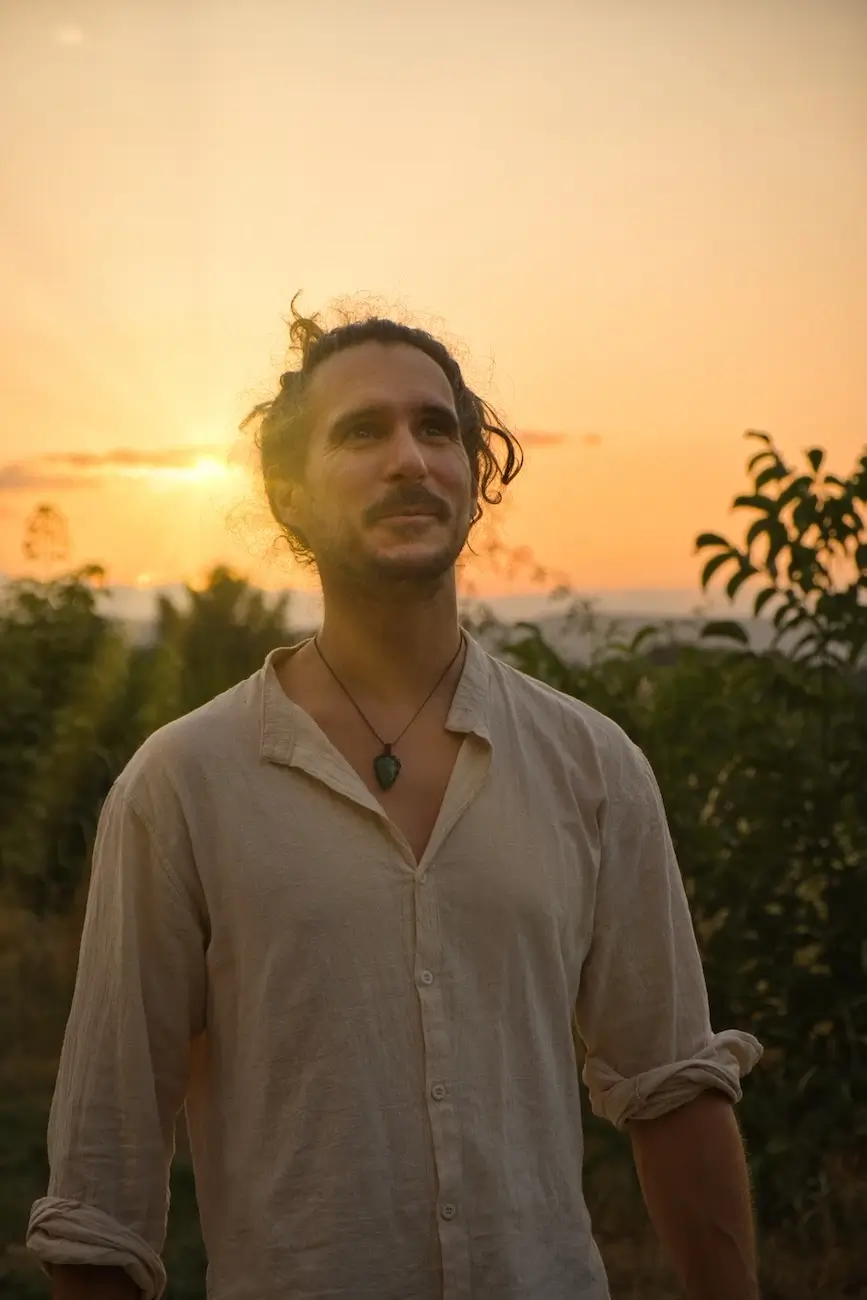 Portrait Joris couché de soleil
